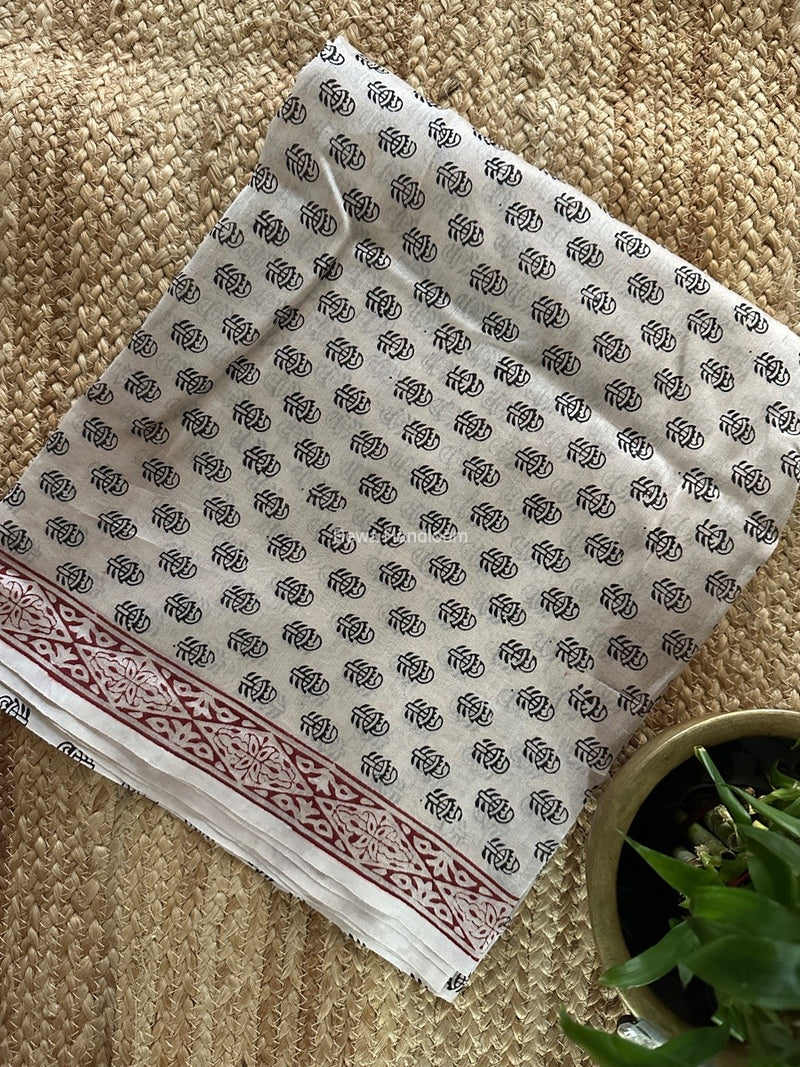 Maheshwari Top-Dupatta Set