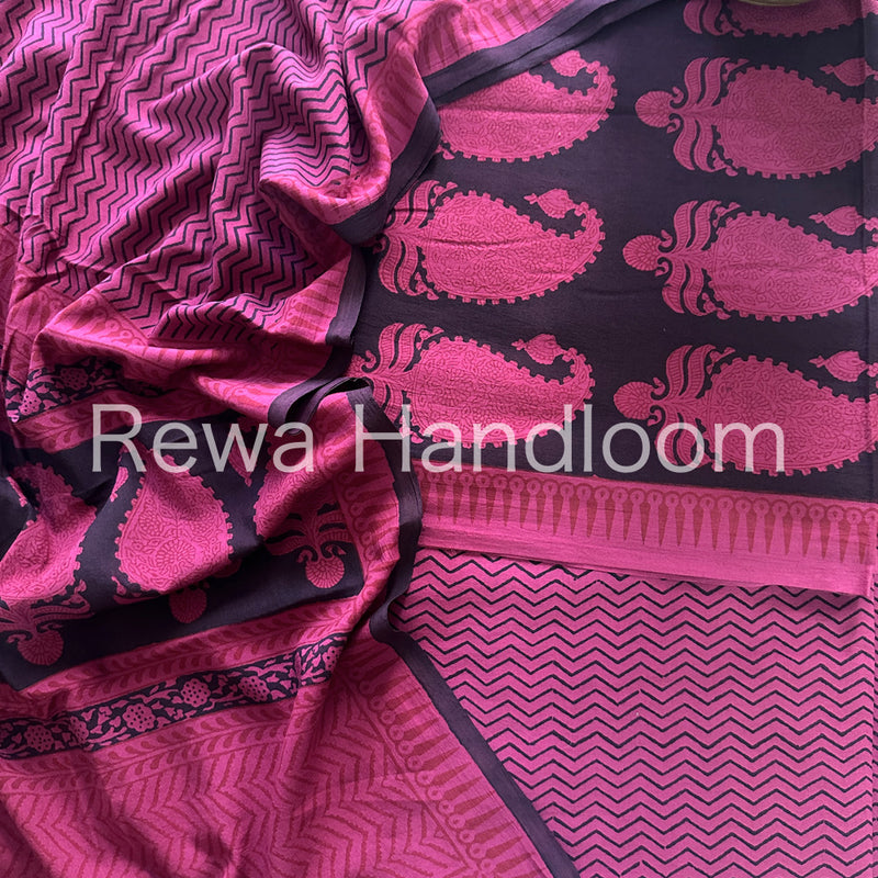  Bagh Print Cotton Suit