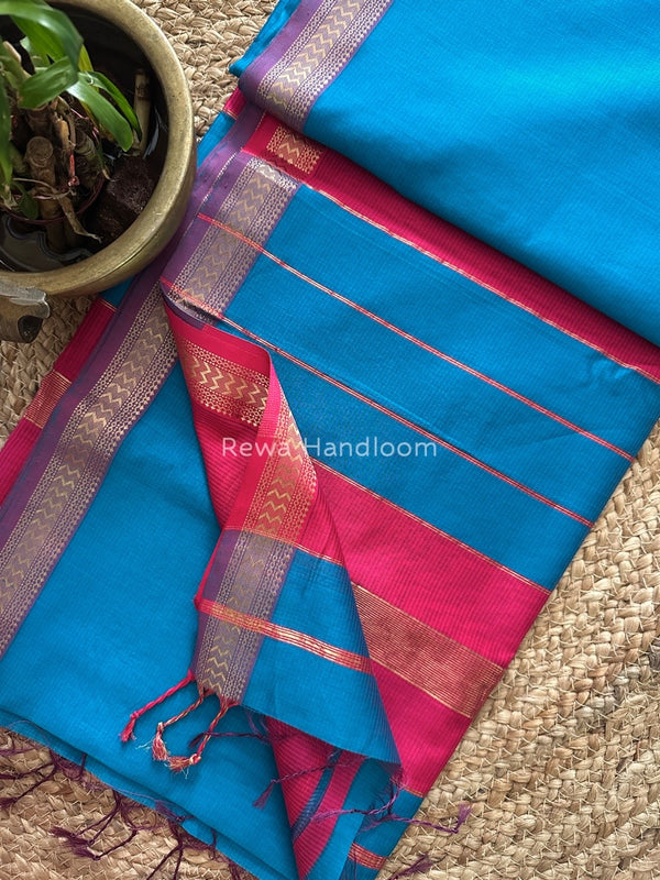 Maheshwari Rasta Lehar Saree