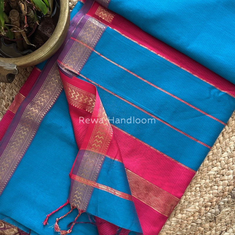 Maheshwari Rasta Lehar Saree