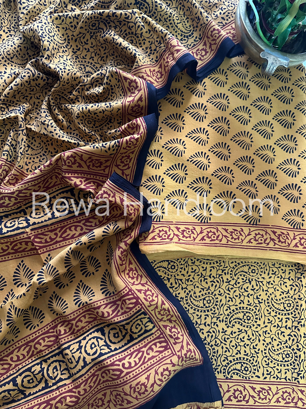  Bagh Print Cotton Suit