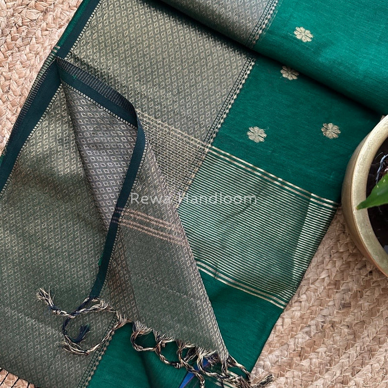 Maheshwari Zari Skirt Butti Saree