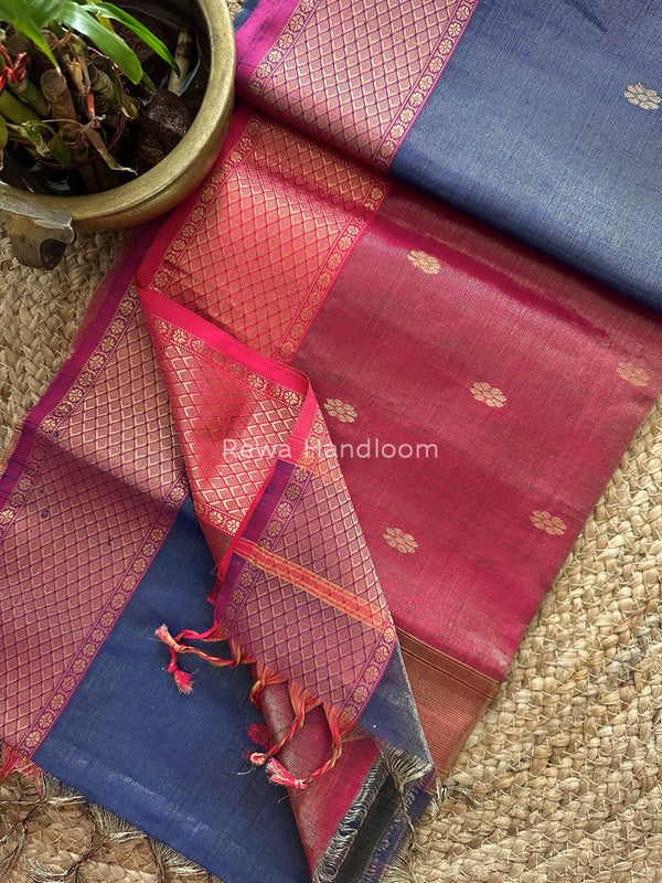 Maheshwari Tissue Butti Saree