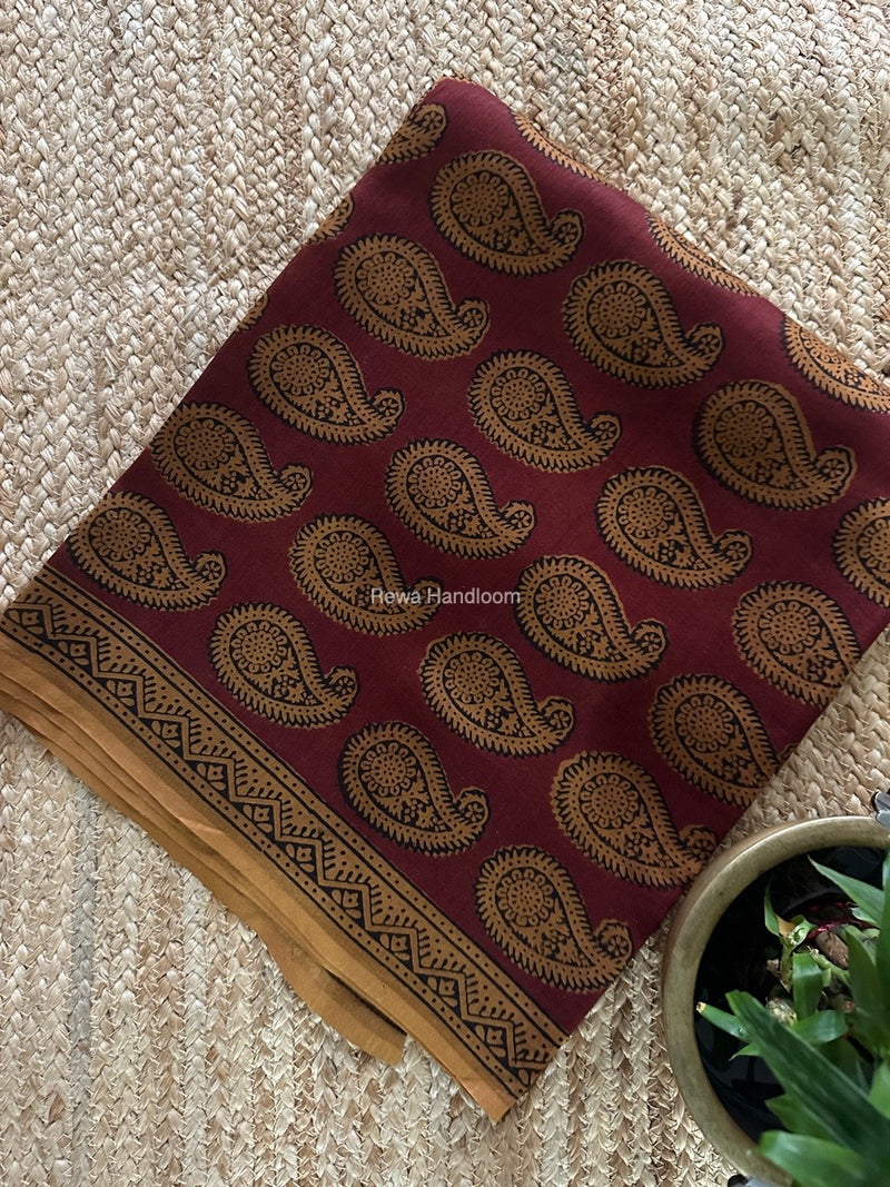 Maheshwari Top-Dupatta Set