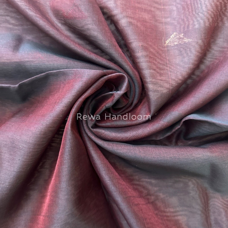 Maheshwari Maroon Butti Weaving Dupatta TBD07