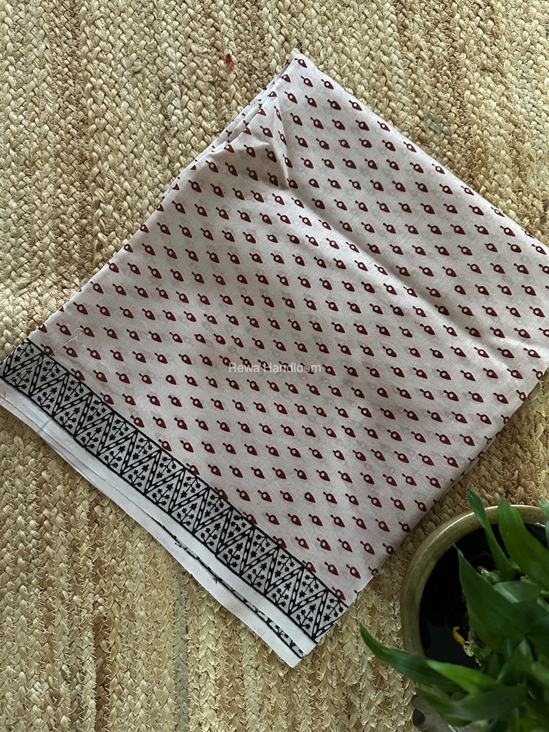 Maheshwari Top-Dupatta Set