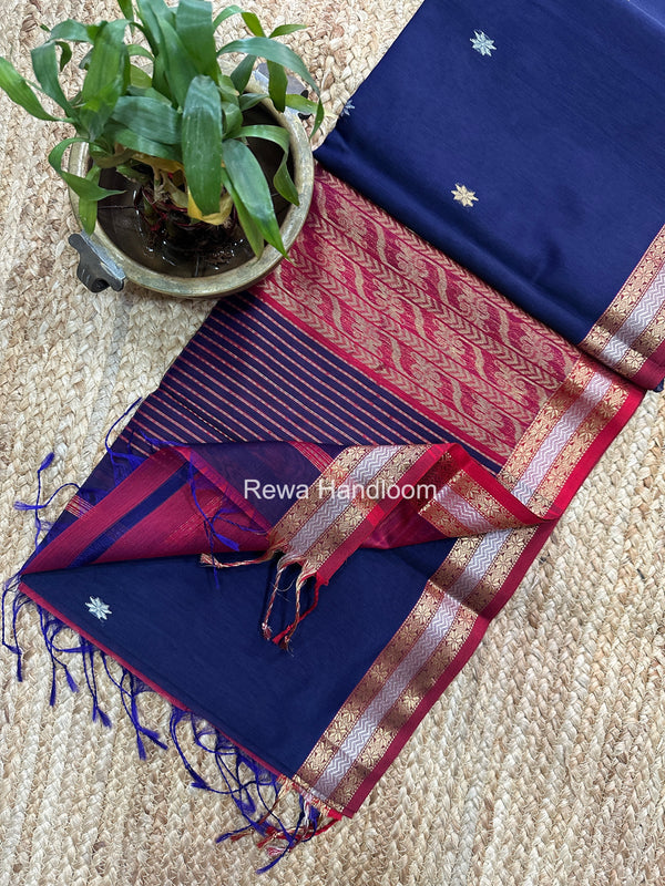 Maheshwari Rich Pallu Silk Saree