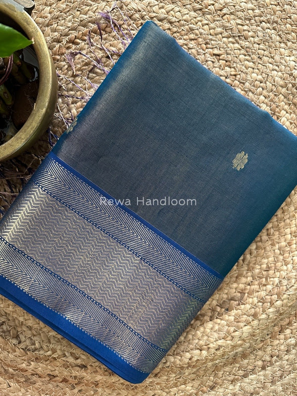 Maheshwari Morpankhi Tissue Butti Saree TBBS058