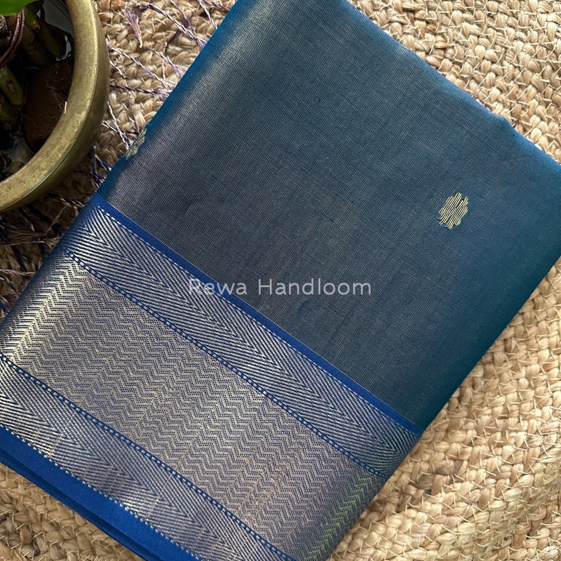 Maheshwari Morpankhi Tissue Butti Saree TBBS058