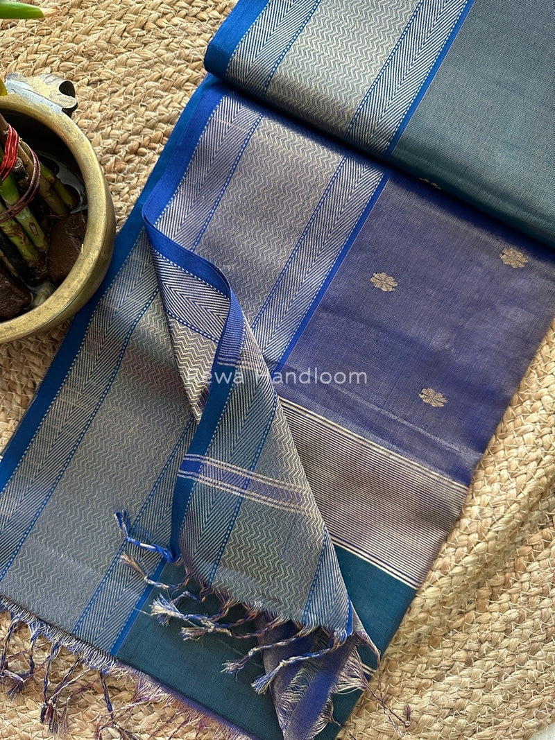 Maheshwari Tissue Butti Saree