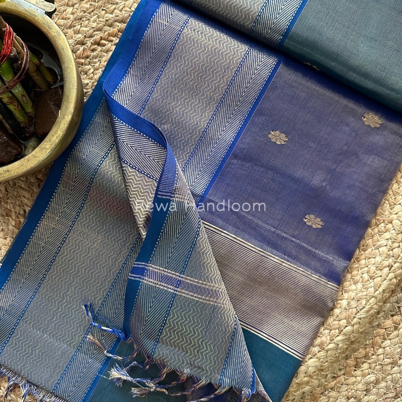 Maheshwari Tissue Butti Saree