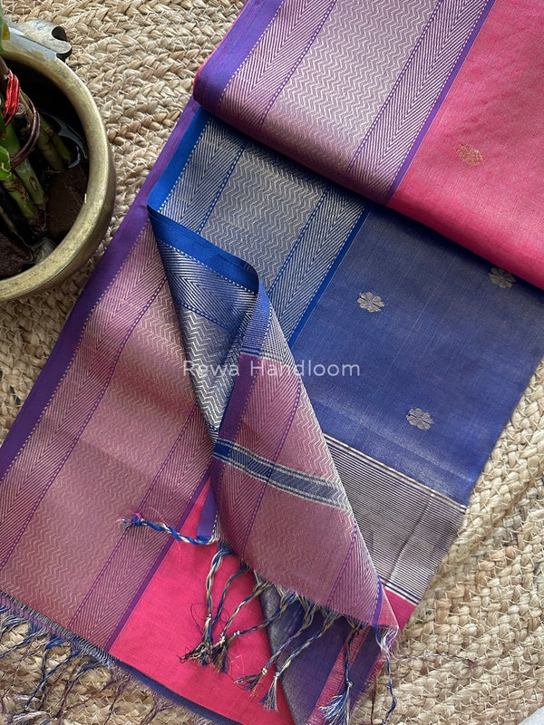 Maheshwari Tissue Butti Saree