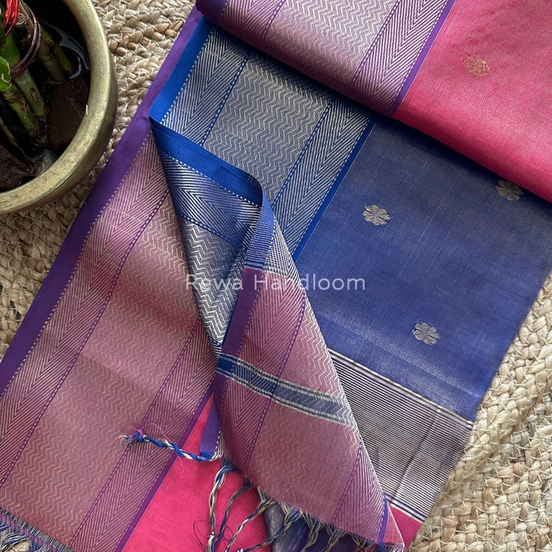 Maheshwari Tissue Butti Saree