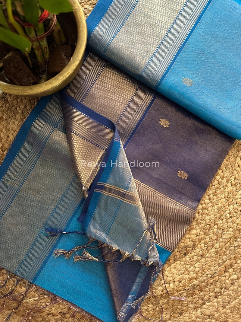 Maheshwari Tissue Butti Saree