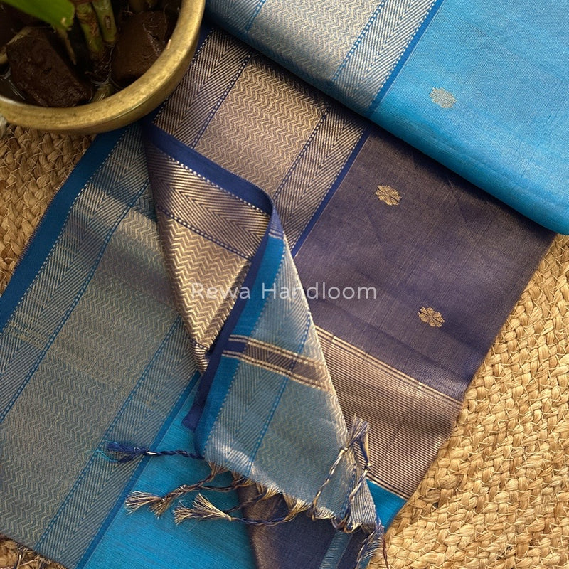 Maheshwari Tissue Butti Saree