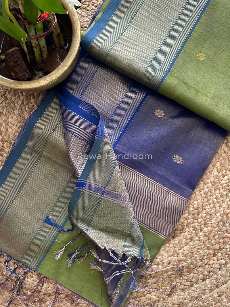 Maheshwari Tissue Butti Saree