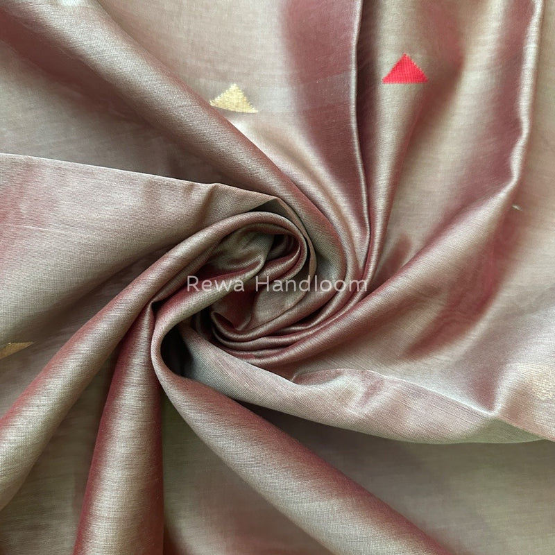 Maheshwari Beige Butti Weaving Dupatta TBD04