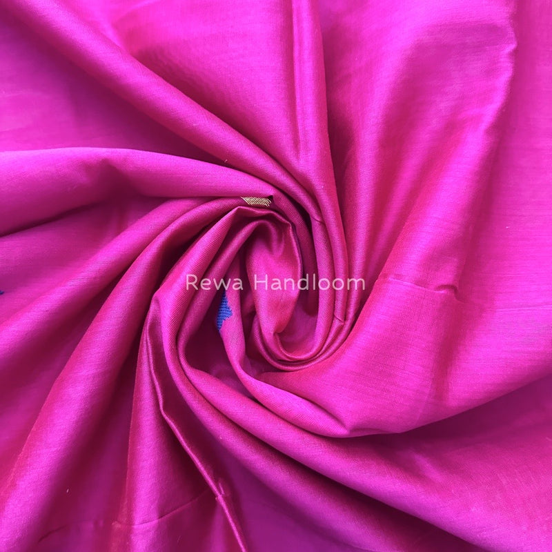 Maheshwari Purple Butti Weaving Dupatta TBD03