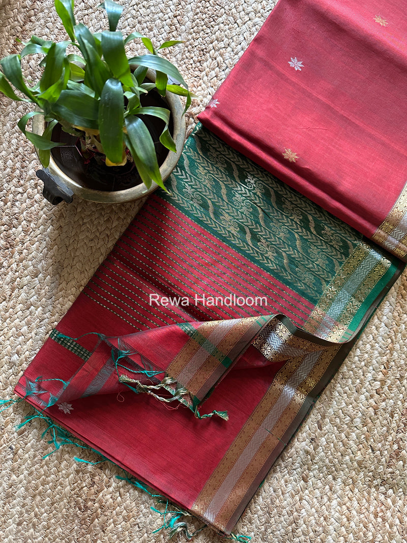Maheshwari Rich Pallu Silk Saree