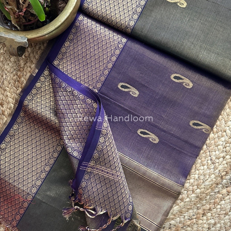 Maheshwari Tissue Meena Butti Saree