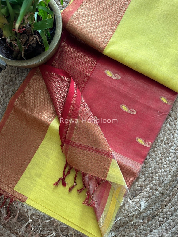 Maheshwari Tissue Meena Butti Saree