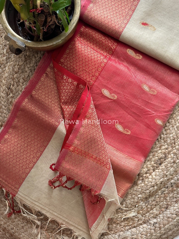 Maheshwari Tissue Meena Butti Saree
