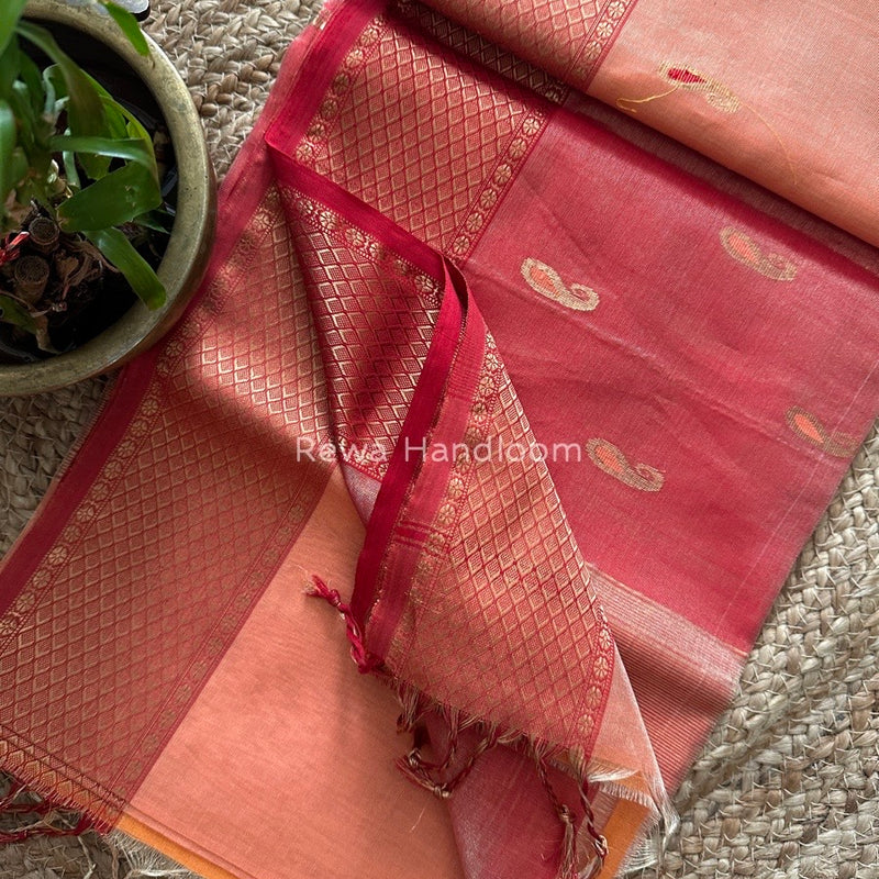 Maheshwari Tissue Meena Butti Saree