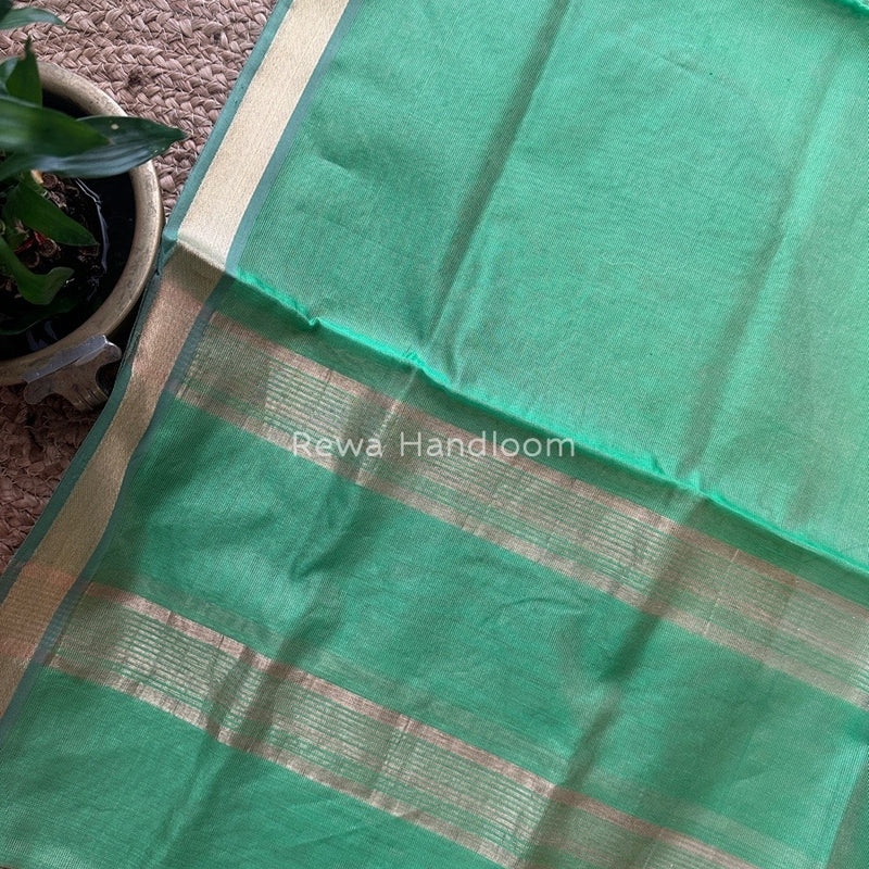 Maheshwari Green Tissue Dupatta TDZ011