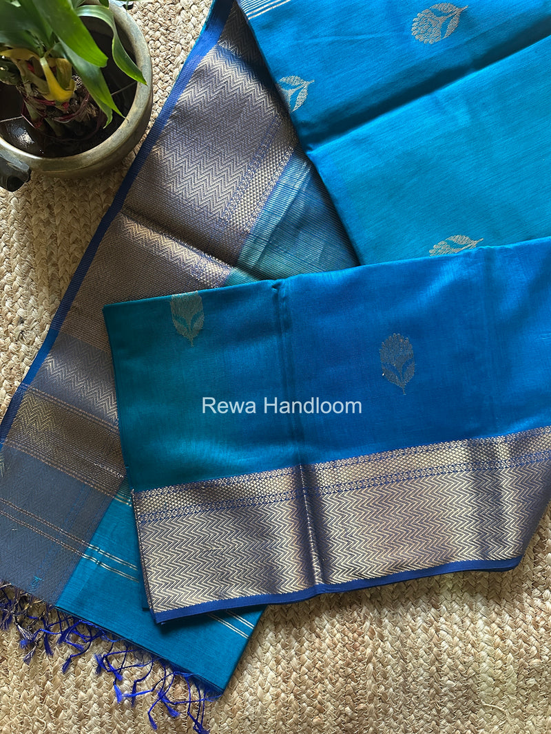 Maheshwari Morpankhi Lotus Butta Saree NLS03