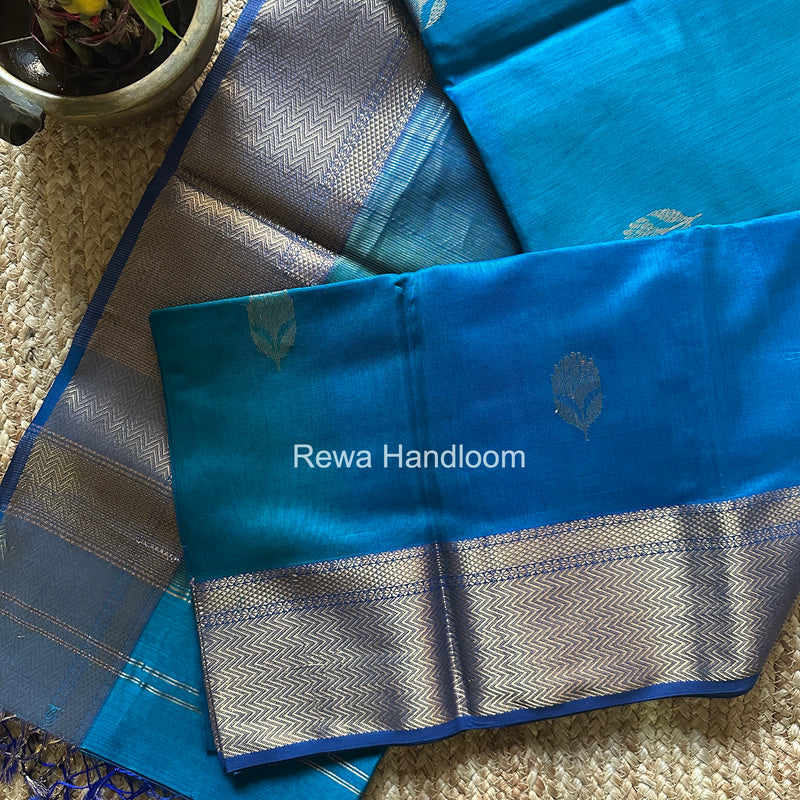 Maheshwari Morpankhi Lotus Butta Saree NLS03