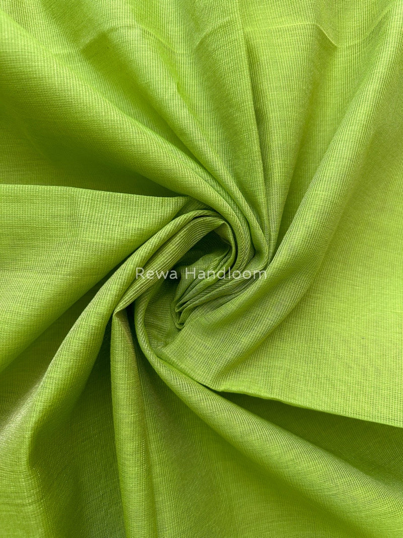 Maheshwari Parrot Green Tissue Dupatta TDZ010