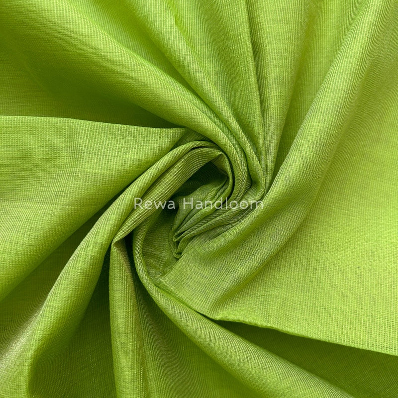 Maheshwari Parrot Green Tissue Dupatta TDZ010