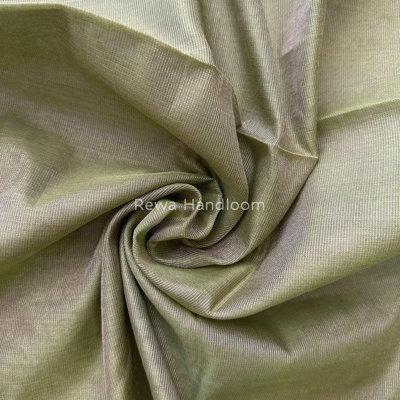 Maheshwari Mehndi Green Tissue Dupatta TDZ02