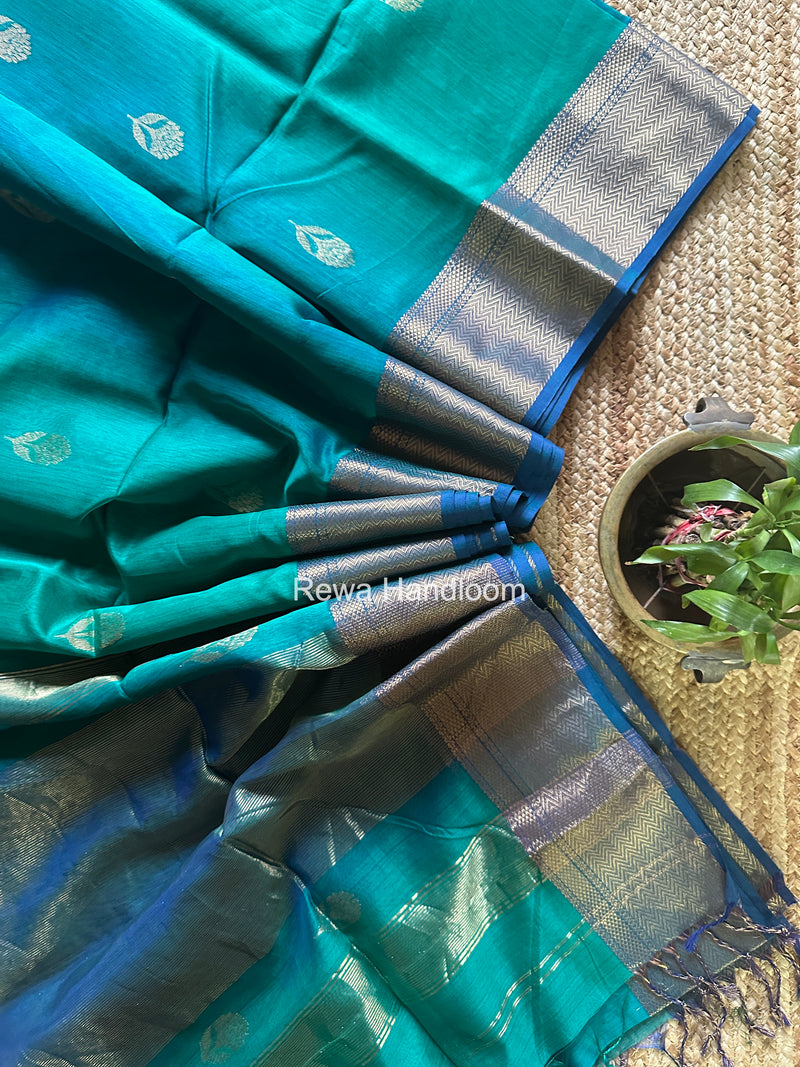 Maheshwari Morpankhi Lotus Butta Saree NLS06