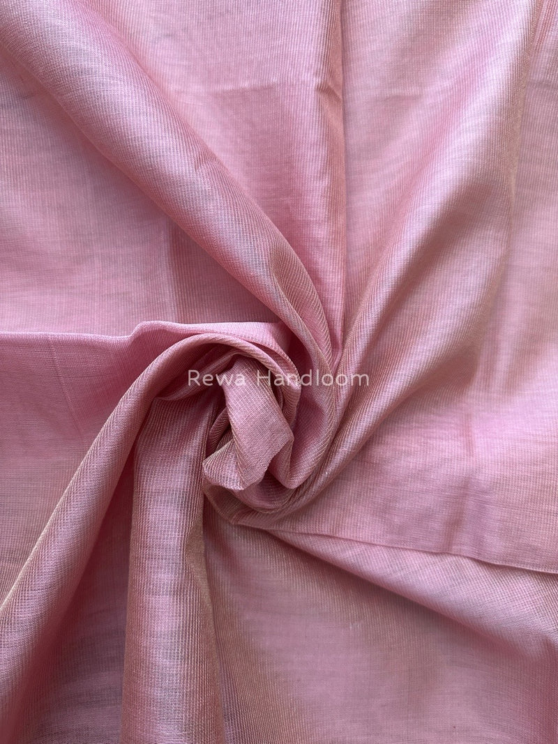 Maheshwari Baby Pink Tissue Dupatta TDZ01