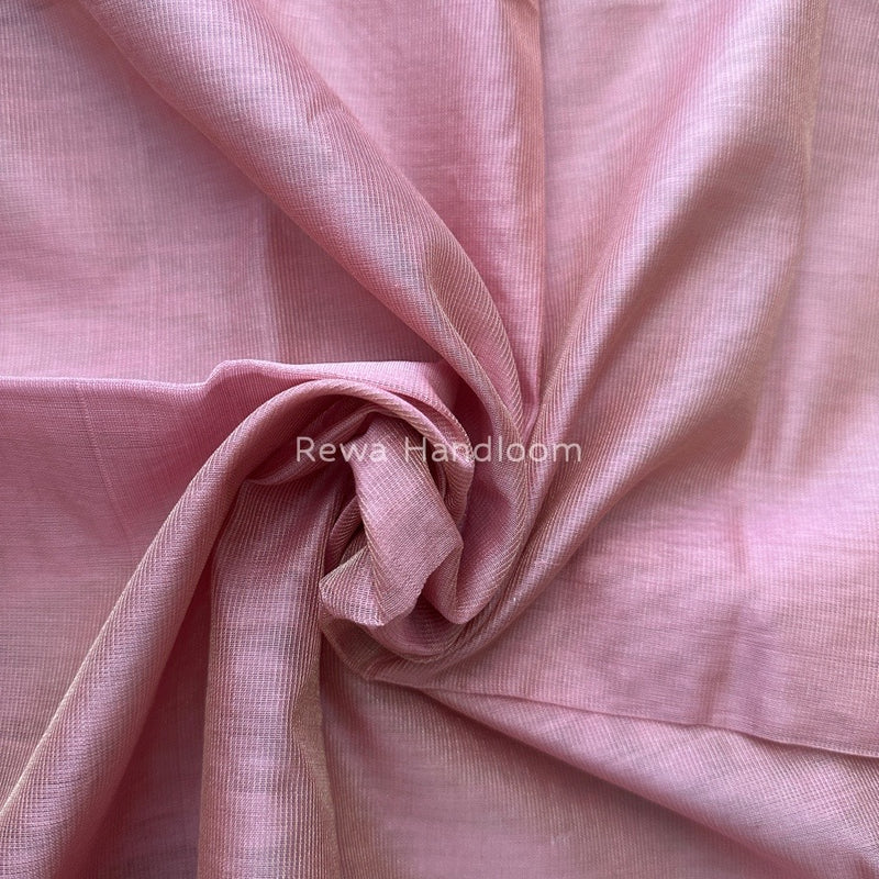 Maheshwari Baby Pink Tissue Dupatta TDZ01