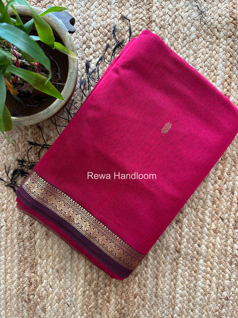 Maheshwari Rani Pink Aami Butti Saree SBT00121