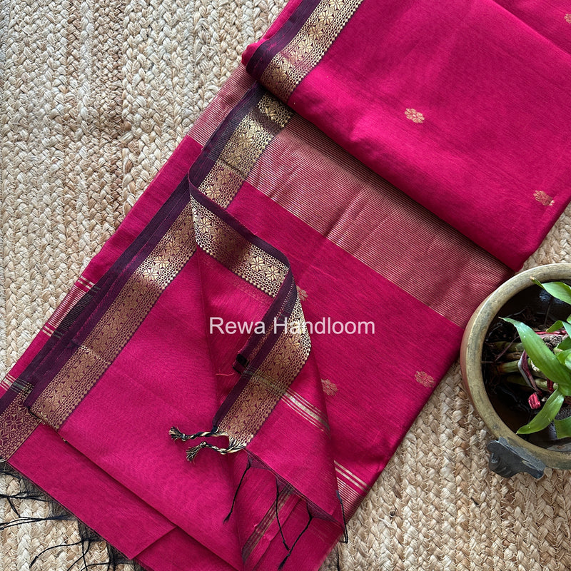 Maheshwari Aami Butti Saree