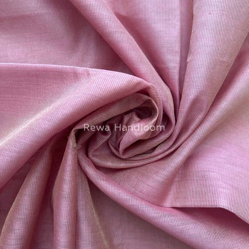 Maheshwari Baby Pink Tissue Dupatta TDZ07