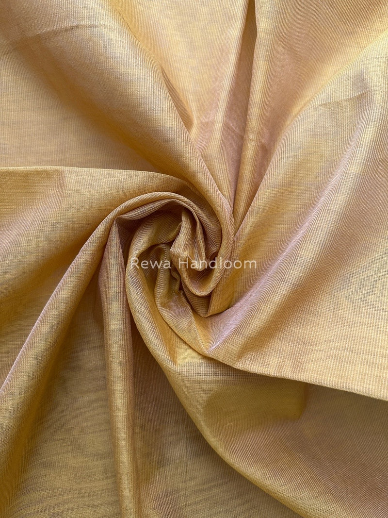 Maheshwari Yellow Tissue Dupatta TDZ03