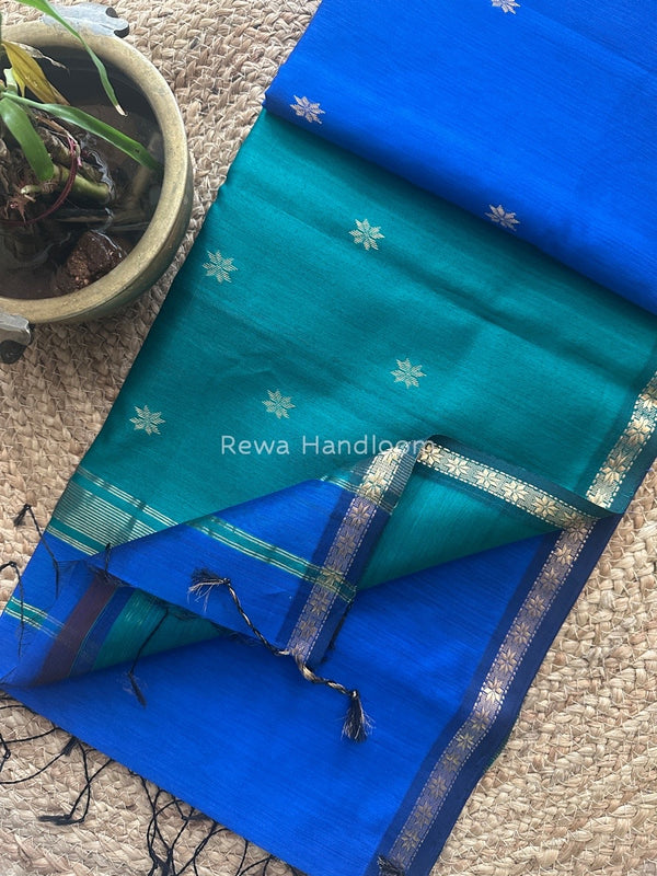 Zari Butti Maheshwari Saree 