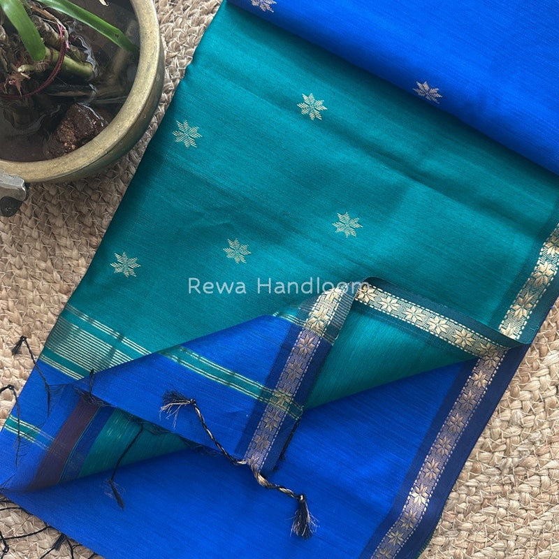 Zari Butti Maheshwari Saree 