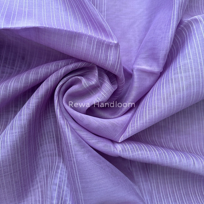 Maheshwari Light Purple Silk Dupatta PD029