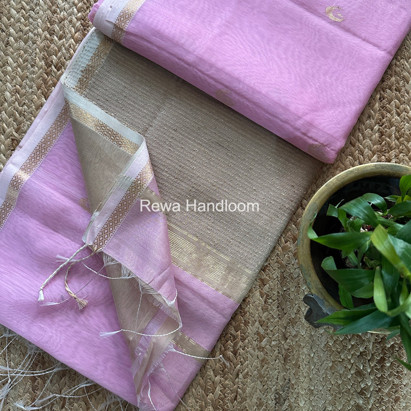 Zari Butti Maheshwari Saree