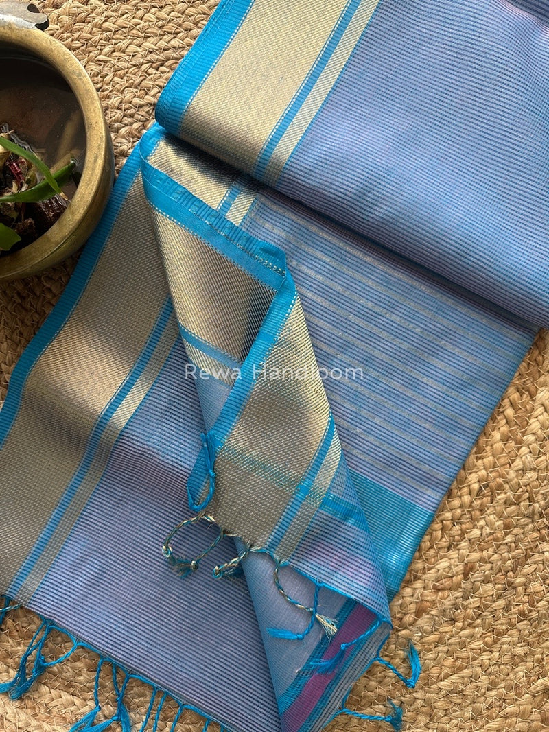 Exclusive Maheswari Self Checks Saree
