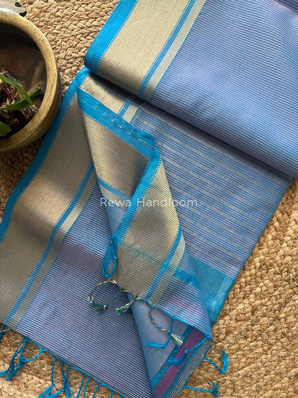 Exclusive Maheswari Self Checks Saree