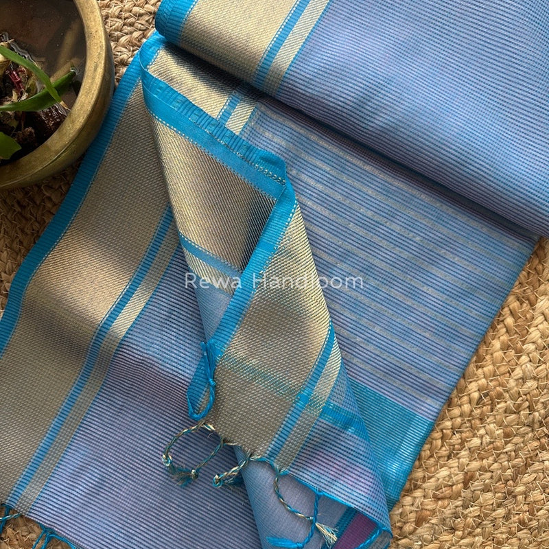 Exclusive Maheswari Self Checks Saree