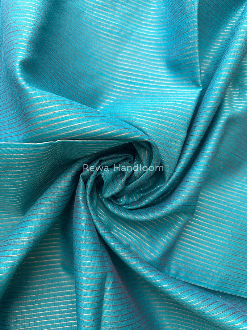 Maheshwari Sea Green Silk Dupatta PD032