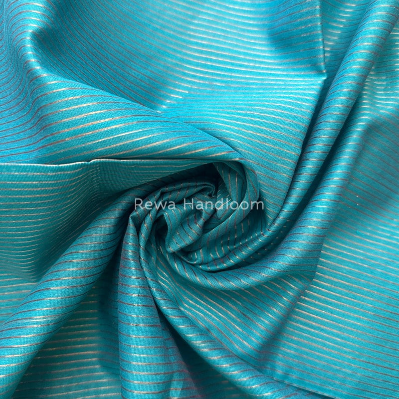 Maheshwari Sea Green Silk Dupatta PD032