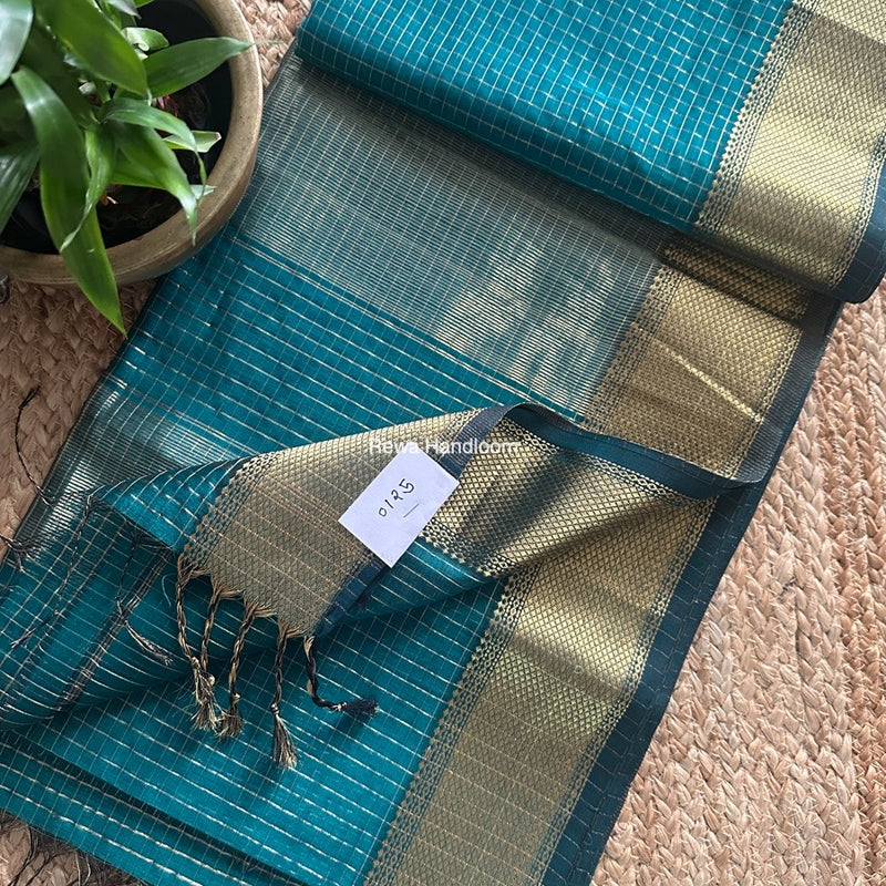 Maheshwari Zari Checks Saree